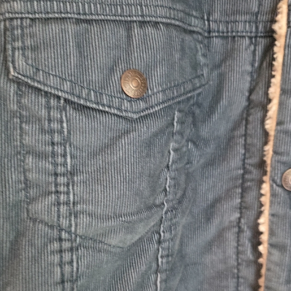 🆕️ Levi's Jacket - Classic Blue Corduroy Trucker Jacket with Sherpa Lining NWT - Picture 5 of 12